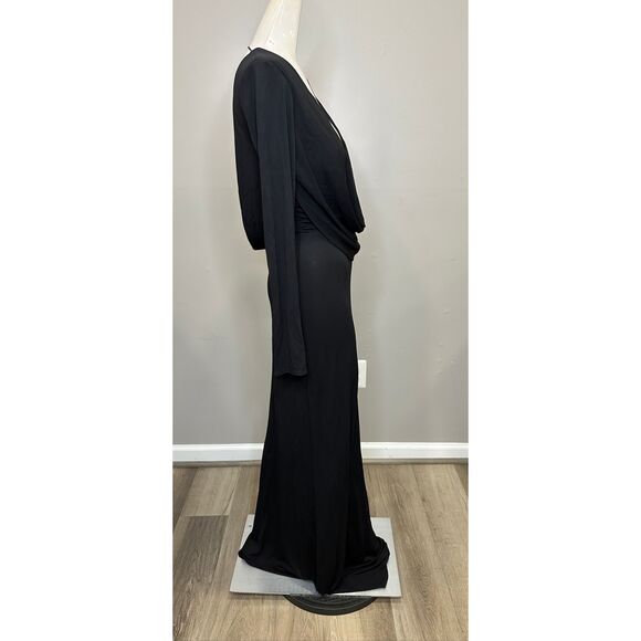 Elisabetta Franchi Red Carpet Crêpe Jersey Column Gown IT42/US6 $860 - Picture 11 of 12